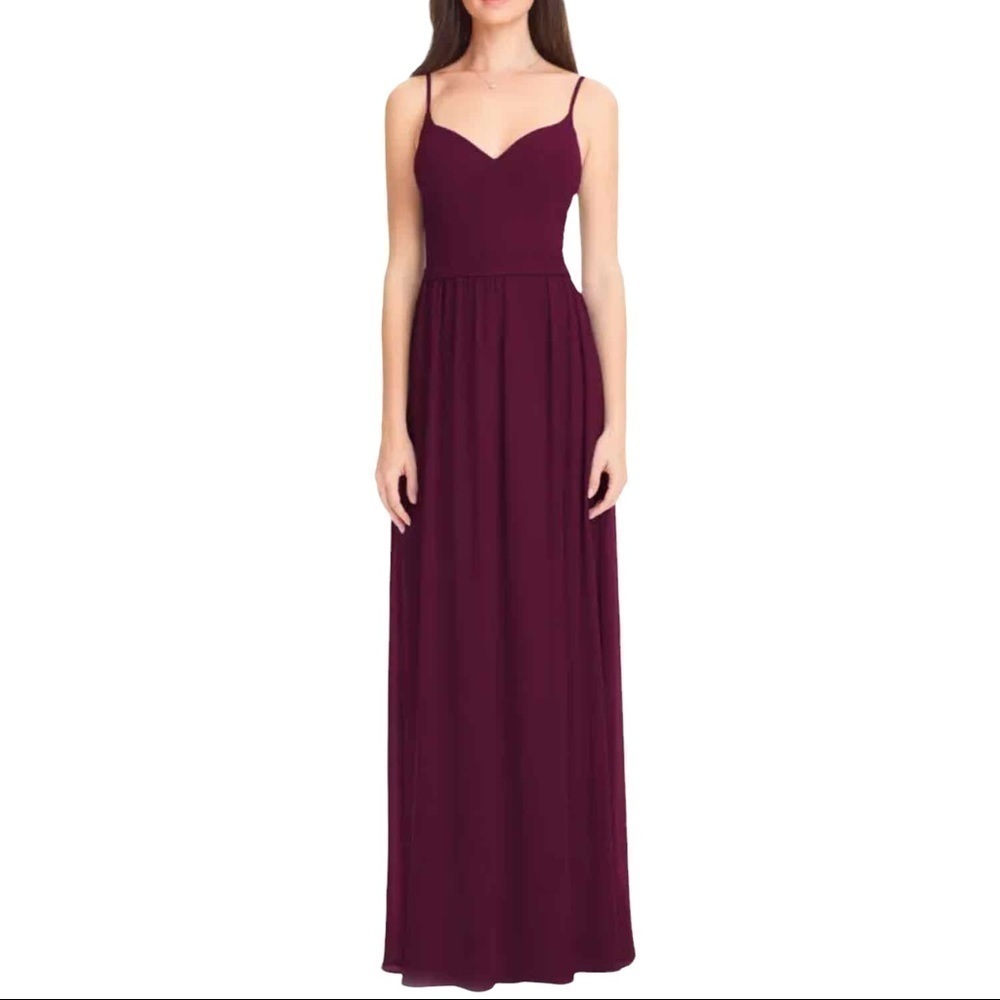 Levkoff Chiffon A Line Gown Size 2